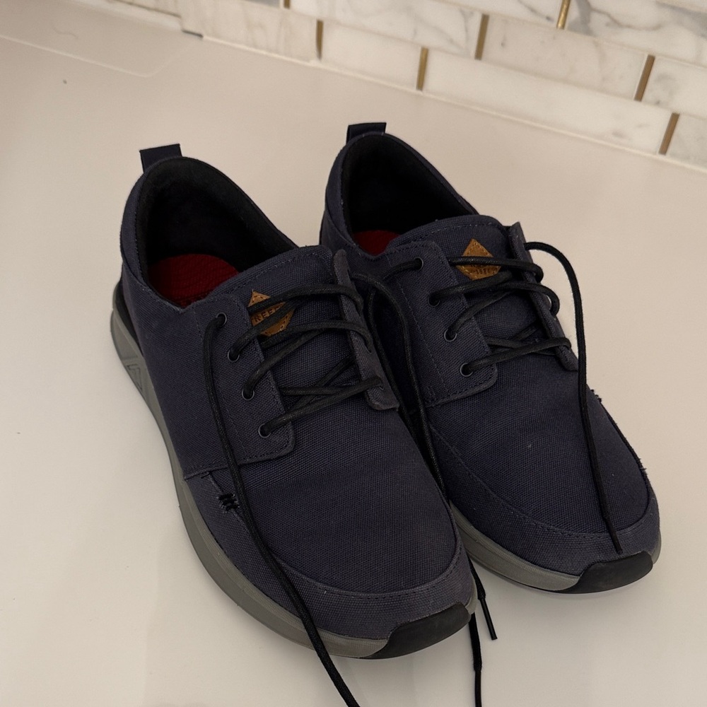 Reef Dark Blue and Gray Sneakers